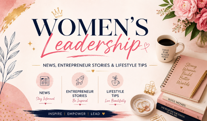 Women’s Leadership News, Entrepreneur Stories & Lifestyle Tips