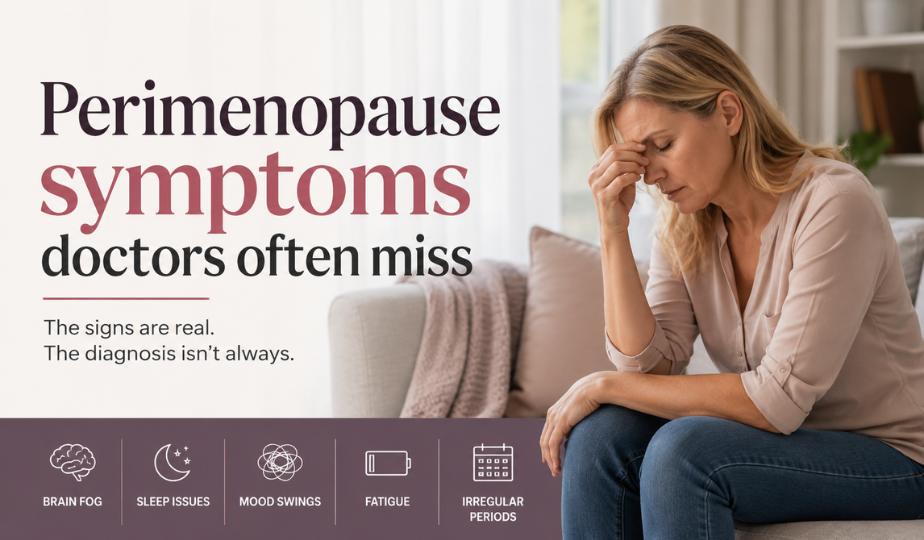 Perimenopause symptoms doctors often miss